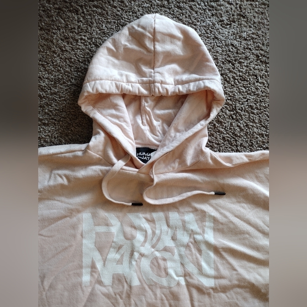 Human Nation Light Pink Pullover Hoodie NWT - Picture 2 of 8
